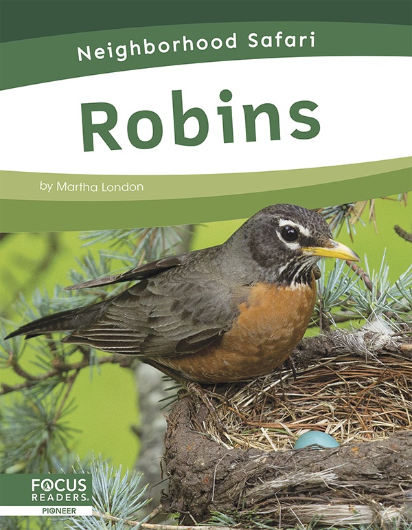 This title describes the habitat, life cycle, and adaptations of robins. Simple text and colorful photos give readers an engaging overview of these amazing creatures and the places they live. Preview this book.