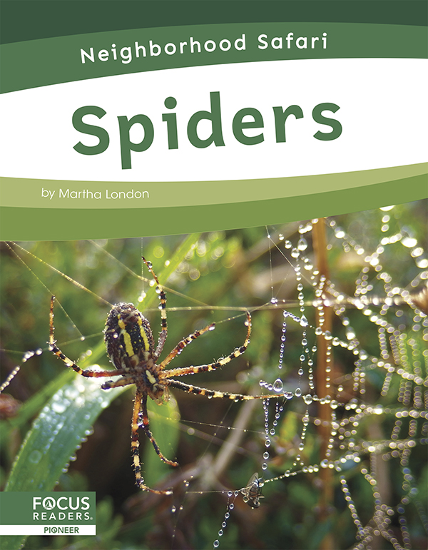 This title describes the habitat, life cycle, and adaptations of spiders. Simple text and colorful photos give readers an engaging overview of these amazing creatures and the places they live.