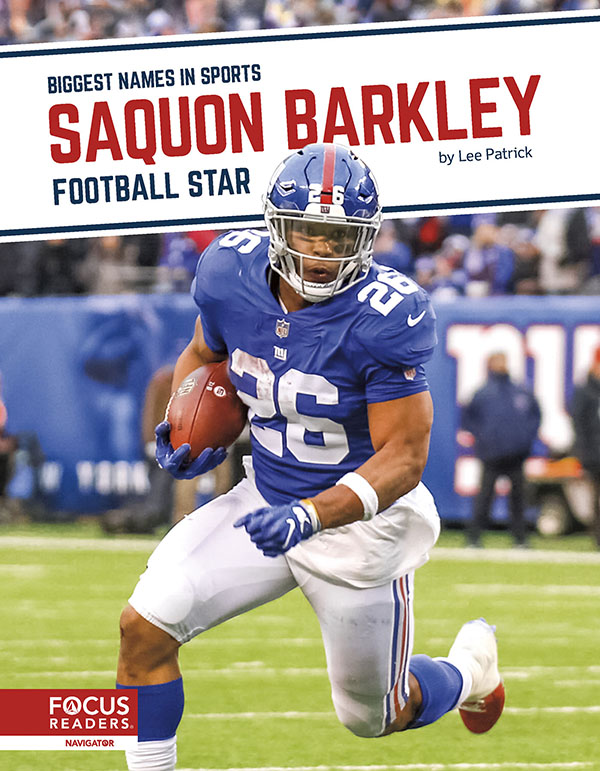 This exciting book introduces readers to the life and career of football star Saquon Barkley. Colorful spreads, fun facts, interesting sidebars, and a map of important places in his life make this a thrilling read for young sports fans. Preview this book.