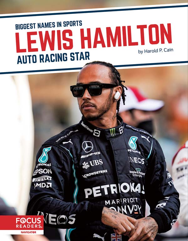 This exciting book introduces readers to the life and career of auto racing star Lewis Hamilton. Colorful photos, fun facts, interesting sidebars, and a map of important places in his life make this a thrilling read for young sports fans. This Focus Readers series is at the Navigator level, aligned to reading levels of grades 3-5 and interest levels of grades 4-7. Preview this book.