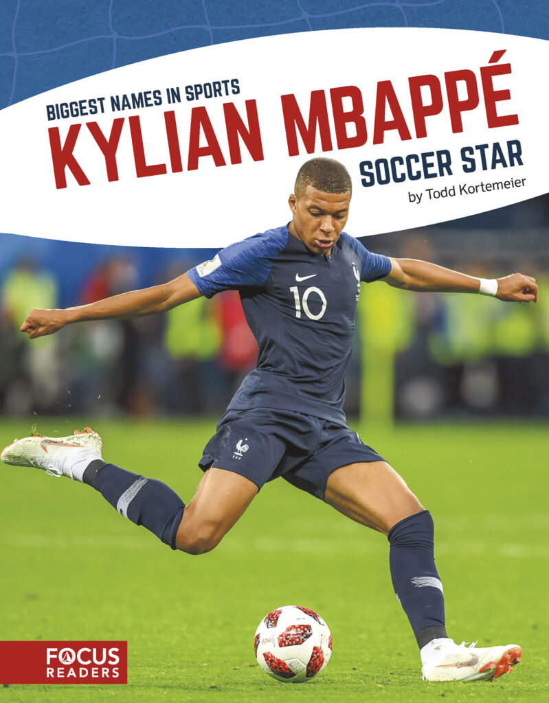 Introduces readers to the life and career of soccer star Kylian Mbappé. Colorful spreads, fun facts, interesting sidebars, and a map of important places in his life make this a thrilling read for young sports fans.