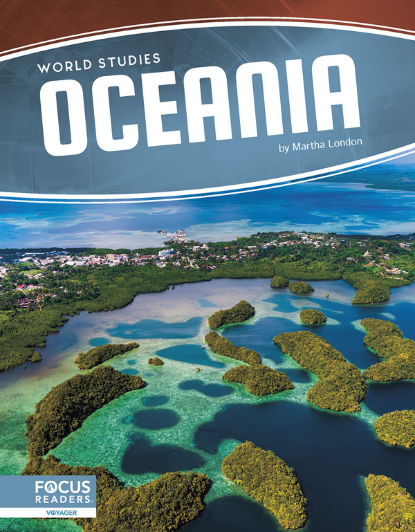 This title introduces readers to the region of Oceania. Concise text, thought-provoking discussion questions, and compelling photos give the reader an insightful look into Oceania’s rich and complex histories, natural environments, economies, governments, and peoples. Preview this book.