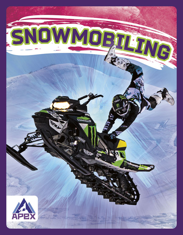 This exciting book introduces readers to snowmobiling, including its history and growth, rules and events, and the equipment athletes need. Short paragraphs of easy-to-read text are paired with plenty of colorful photos to make reading engaging and accessible. The book also includes a table of contents, fun facts, sidebars, comprehension questions, a glossary, an index, and a list of resources for further reading. Apex books have low reading levels (grades 2-3) but are designed for older students, with interest levels of grades 3-7. Preview this book.