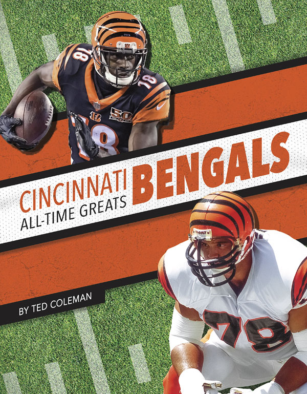 Get to know the greatest players in the history of the Cincinnati Bengals, from the legends of the past to today’s biggest superstars. This action-packed book also includes a timeline, team facts, additional resources links, a glossary, and an index. This Press Box Books title is aligned to a reading level of grade 3 and an interest level of grades 2-4. Preview this book.