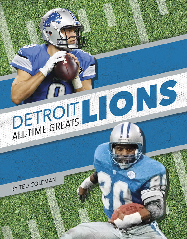 Get to know the greatest players in the history of the Detroit Lions, from the legends of the past to today’s biggest superstars. This action-packed book also includes a timeline, team facts, additional resources links, a glossary, and an index. This Press Box Books title is aligned to a reading level of grade 3 and an interest level of grades 2-4. Preview this book.
