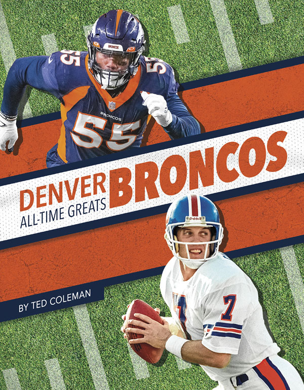 From the legends of the game to today’s superstars, get to know the players who have made the Denver Broncos one of the NFL's top teams through the years. This book includes a table of contents, a timeline, team facts, additional resources links, a glossary, and an index. This Press Box Books title is aligned to a reading level of grade 3 and an interest level of grades 2–4. Preview this book.