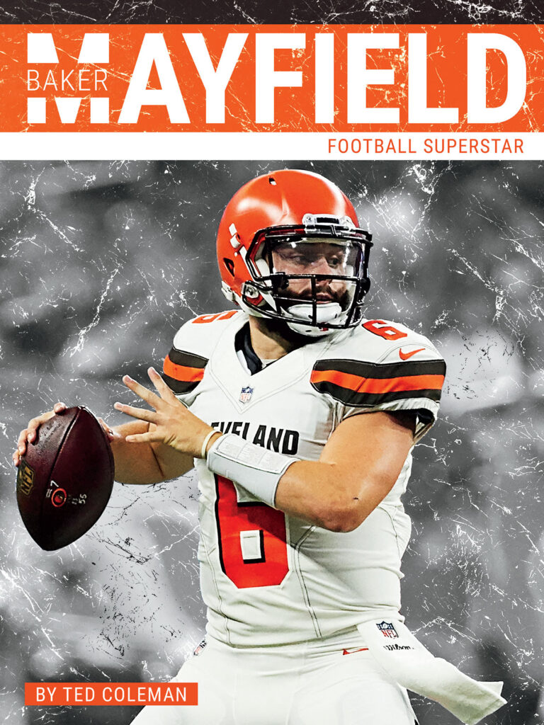 This action-packed biography gives readers an inside look at the career of football superstar Baker Mayfield. Filled with exciting photos, compelling text, and informative sidebars, this book is sure to be a hit with young football fans. Preview this book.