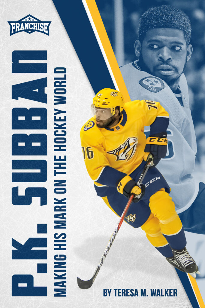 P.K. Subban has always stood out in the world of hockey. Whether it's his flashy personal style, his incredible charity work, or the fact that he's a black player in a mostly white sport, Subban turns heads wherever he goes.
 
 This exciting book gives readers an in-depth look into everything that makes Subban a star, from his childhood in Canada to the trade that sent shockwaves through the hockey world.
 
 Every sports franchise has its face-the star of the show, the player fans can't take their eyes off of, the one whose talent determines the fate of the entire operation. The Franchise series explores these athletes' stories, taking readers into the players' lives on and off the field of play. Learn about your favorite athletes' early days, the challenges they've overcome to reach the top, and the qualities that make them truly incomparable. Preview this book.