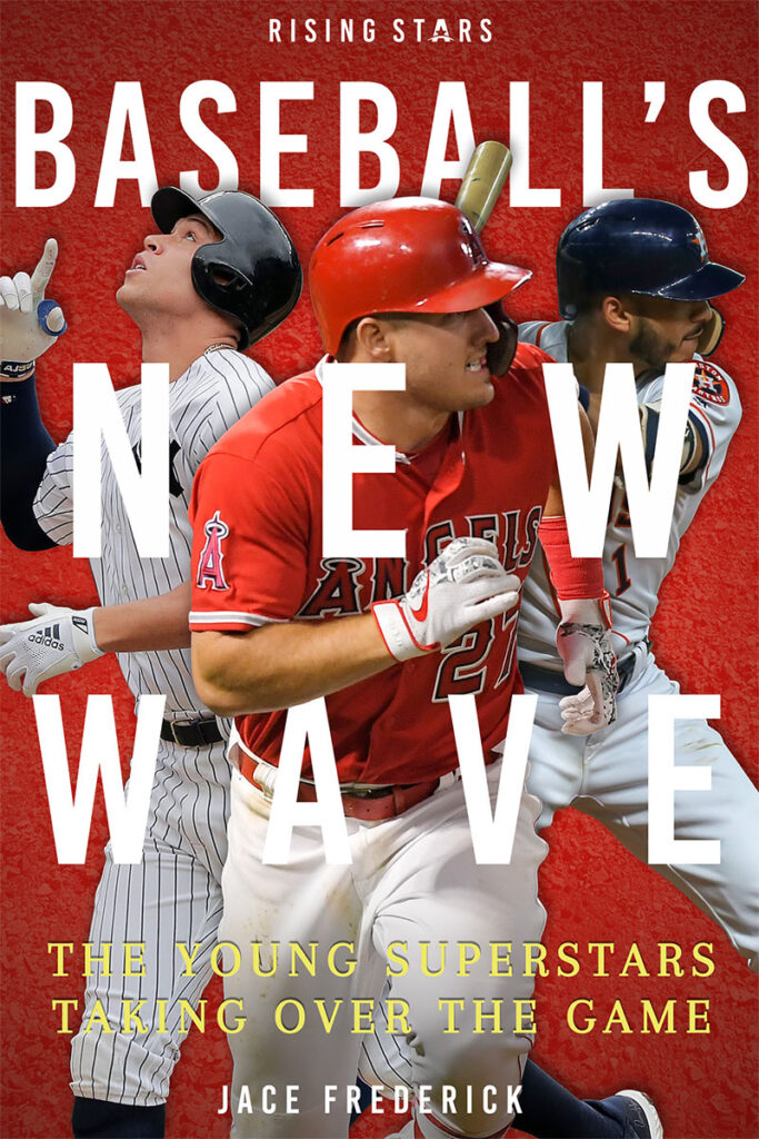 From Mike Trout in Anaheim to Aaron Judge in New York, the hottest young baseball players are already making a name for themselves in ballparks around the country. With their amazing skill and unique playing styles, these stars are bringing new life to the sport and some of its most famous teams, and they’re only just getting started.
 
 Baseball’s New Wave gives readers a front-row seat to this transition from one generation to the next, with pages full of information about these players, where they came from, and what makes them stand out. Engaging text, fact boxes, and action photographs bring readers close to the action and will prepare you to cheer on the biggest sports stars for years to come. Preview this book.