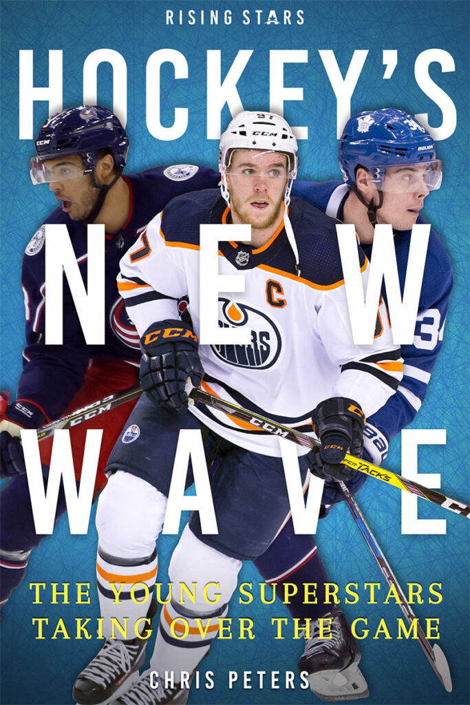 From Connor McDavid in Edmonton to Auston Matthews in Toronto, the hottest young hockey players are already tearing up the ice. With their amazing skill and unique playing styles, these stars are bringing new life to the sport and some of its most famous teams, and they’re only just getting started.
 
 Hockey’s New Wave gives readers a front-row seat to this transition from one generation to the next, with pages full of information about these players, where they came from, and what makes them stand out. Engaging text, fact boxes, and action photographs bring readers close to the action and will prepare you to cheer on the biggest sports stars for years to come. Preview this book.