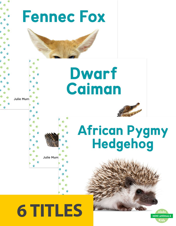 Who can resist a mini animal? These simple and adorable titles take a look at some of the most impossibly small species in the world! Easy language paired with fun and colorful photographs make this series a must-read! Aligned to Common Core Standards and correlated to state standards.