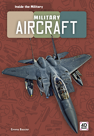 This title provides readers with a fascinating look at military aircraft. Vivid photographs and easy-to-read text aid comprehension for readers. Features include a table of contents, two infographics, fun facts, a sidebar, Making Connections questions, a glossary, and an index. QR Codes in the book give readers access to book-specific resources to further their learning. Preview this book.