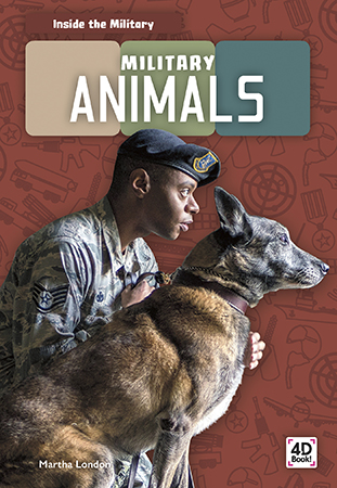 This title provides readers with a fascinating look at military animals. Vivid photographs and easy-to-read text aid comprehension for readers. Features include a table of contents, two infographics, fun facts, a sidebar, Making Connections questions, a glossary, and an index. QR Codes in the book give readers access to book-specific resources to further their learning. Preview this book.
