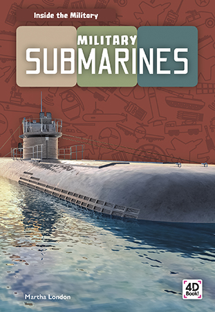 This title provides readers with a fascinating look at military submarines. Vivid photographs and easy-to-read text aid comprehension for readers. Features include a table of contents, two infographics, fun facts, a sidebar, Making Connections questions, a glossary, and an index. QR Codes in the book give readers access to book-specific resources to further their learning. Preview this book.