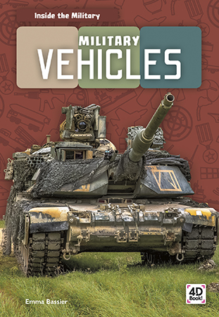 This title provides readers with a fascinating look at military vehicles. Vivid photographs and easy-to-read text aid comprehension for readers. Features include a table of contents, two infographics, fun facts, a sidebar, Making Connections questions, a glossary, and an index. QR Codes in the book give readers access to book-specific resources to further their learning. Preview this book.