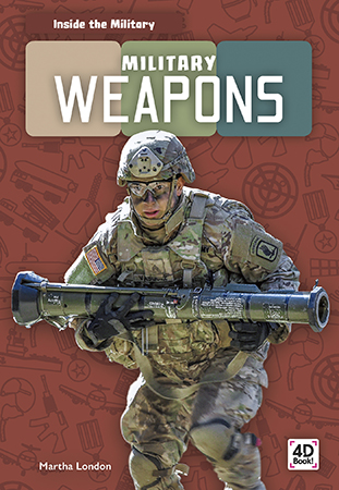 This title provides readers with a fascinating look at military weapons. Vivid photographs and easy-to-read text aid comprehension for readers. Features include a table of contents, two infographics, fun facts, a sidebar, Making Connections questions, a glossary, and an index. QR Codes in the book give readers access to book-specific resources to further their learning. Preview this book.