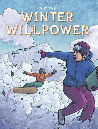Terence and David are competitive snowboarders. David is more laid back, he wants to have fun! But Terence won’t be happy until he wins the gold. They head to an abandoned ski resort for some secret practice. Terence refuses to quit until he nails his trick, and the motion causes an avalanche. Can they survive? Aligned to Common Core standards and correlated to state standards. Preview this book.