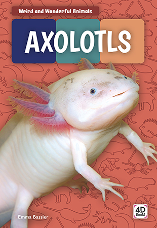 This title offers a compelling look at the behavior, habitat, and life cycle of axolotls. Vivid photographs and easy-to-read text aid comprehension for readers. Features include a table of contents, two infographics, fun facts, a sidebar, Making Connections questions, a glossary, and an index. QR Codes in the book give readers access to book-specific resources to further their learning. Preview this book.