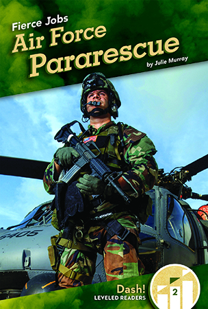 Being an Air Force pararescue specialist is a fierce job filled with jumping out of airplanes and rescuing injured soldiers. Only the best and bravest can do this job. This title is at a Level 2 and is written specifically for emerging readers. Aligned to Common Core standards & correlated to state standards. Preview this book.