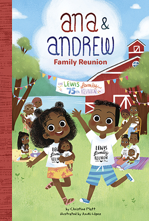 Every summer, the Lewis family gathers in Savannah, Georgia, for a family reunion. This year is the 75th anniversary! Ana & Andrew go on a road trip, swim and play with their cousins, and learn about the importance of family. Aligned to Common Core standards and correlated to state standards. Preview this book.