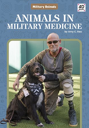 This book introduces readers to animals in military medicine, including therapy animals that help stressed soldiers and service animals that help veterans who became disabled in combat. Features include a table of contents, fun facts, infographics, Making Connections questions, a glossary, and an index. QR Codes in the book give readers access to book-specific resources to further their learning. Aligned to Common Core standards & correlated to state standards. Preview this book.