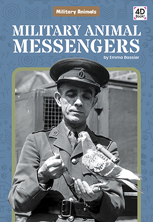 This book introduces readers to military animal messengers, from carrier pigeons to dogs that run across battlefields. Features include a table of contents, fun facts, infographics, Making Connections questions, a glossary, and an index. QR Codes in the book give readers access to book-specific resources to further their learning. Aligned to Common Core standards & correlated to state standards. Preview this book.