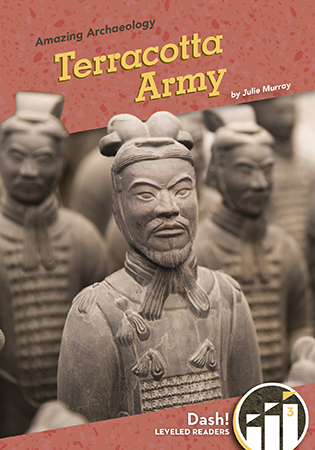 This title takes readers to China to discover the Terracotta Army made up of thousands of solider, chariot, and horse sculptures. Fascinating and historical images, maps, and more facts complete this title. This series is at a Level 3 and is specifically written for transitional readers. Aligned to Common Core standards & correlated to state standards. Preview this book.