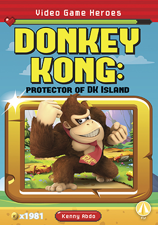 This title focuses on video game hero Donkey Kong! It breaks down the origin of his character, explores the Donkey Kong franchise, and his legacy. This hi-lo title is complete with thrilling and colorful photographs, simple text, glossary, and an index. Aligned to Common Core Standards and correlated to state standards. Preview this book.