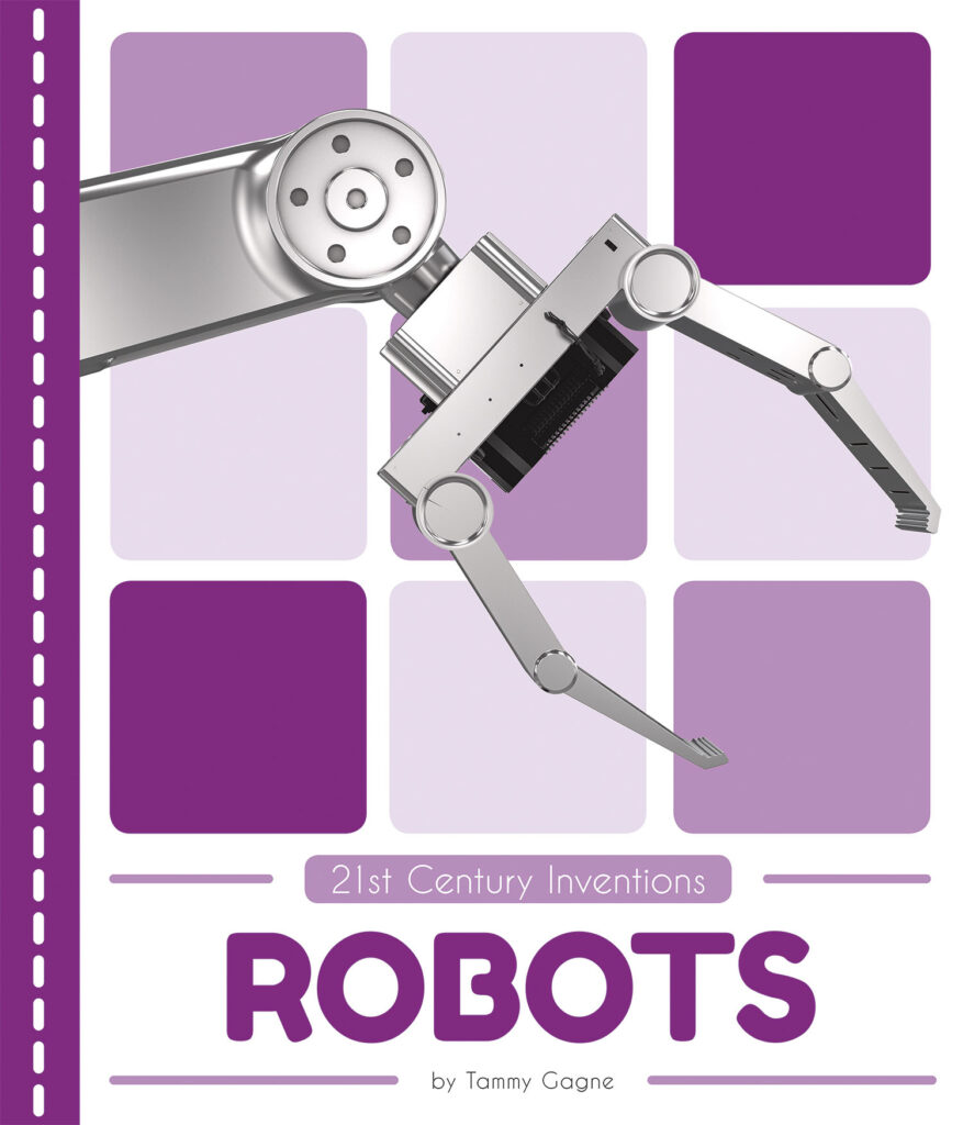 This book introduces readers to the developing technology of robots. Vivid photographs and easy-to-read text aid comprehension for early readers. Features include a table of contents, an infographic, fun facts, Making Connections questions, a glossary, and an index. QR Codes in the book give readers access to book-specific resources to further their learning. Preview this book.