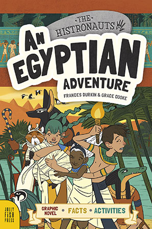 When the Histronauts travel back in time to ancient Egypt, they'll need your help to uncover the secrets of the past. Join them on their journey as they explore dazzling tombs, decipher hieroglyphics, unwrap the art of mummification, and learn how the gods ruled over the dead in the afterlife. 

With an exciting mix of graphic novel, facts, and activity, The Histronauts series is a perfect way to bring history to life. Preview this book.