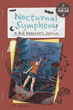Twelve-year-old Brubeck Farrell has two problems. First, she needs to help the Science Squad of Central Wisconsin raise enough money for quality ultrasound equipment to record bat sounds. Second, she needs to convince her mom to marry her longtime girlfriend, Ginger. When Ginger overhears some of Bru’s bat sounds and wants to use them in the music she’s composing for a video game, Bru realizes that the solutions to her two problems may be intertwined. Will Bru’s fundraising efforts get the Squad the bat detection equipment they need? And what will it take to get her mom and Ginger to say “I do”?

Welcome to the Science Squad, a citizen science organization for curious kids who love nature and science! Follow along as Squad members journal their efforts to make a difference in the world around them. Preview this book.