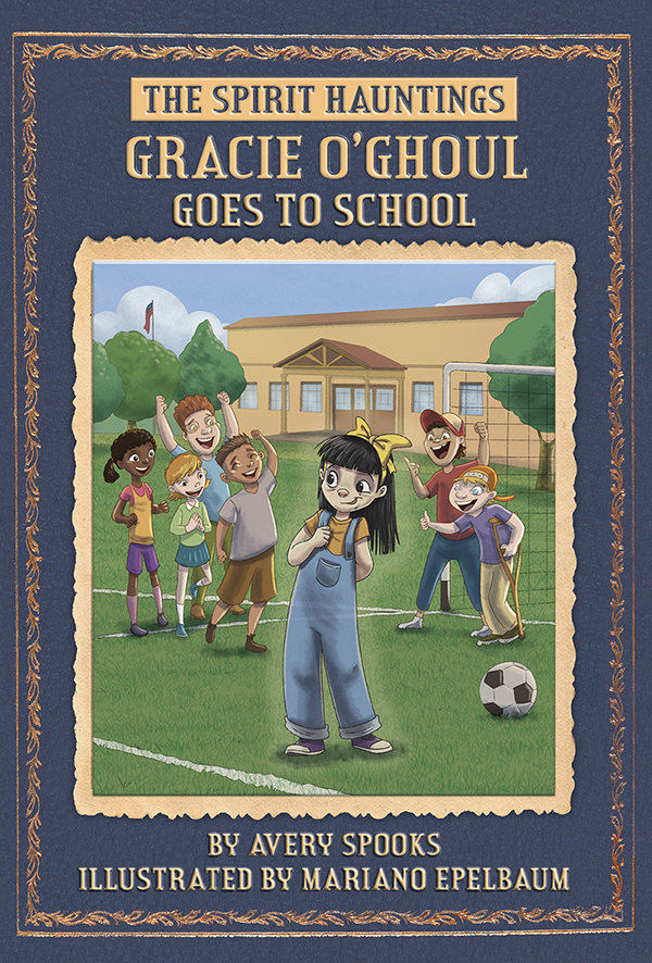 Gracie O’Ghoul loves to help out her parents on their farm–but all her attempts at helping end in huge messes! Her parents decide that helping SPIRIT is just what Gracie needs to keep her busy. So, they send her to the local elementary school to scare her fellow students and earn her place in SPIRIT. Knowing it’s her duty to disturb, Gracie will give it her bloodcurdling best. But what should a ghost do if she’d rather make friends?

The Society of Paranormal, Invisible, and Restless Imps and Terrors has a problem: due to so-called “science,” the living are believing in ghosts less and less. To boost morale, SPIRIT is opening its doors to new members for the first time in centuries. But only the spookiest recruits will get to join the undead’s most esteemed organization. Preview this book.