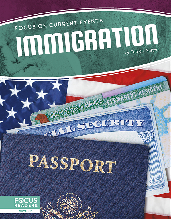 This book explores immigration in America, highlighting the history of the topic, an analysis of the events that shaped it, and an overview of the debates surrounding the topic. The book also includes a table of contents, two infographics, informative sidebars, two Case Study special features, quiz questions, a glossary, additional resources, and an index. This Focus Readers title is at the Voyager level, aligned to reading levels of grades 5-6 and interest levels of grades 5-9. Preview this book.