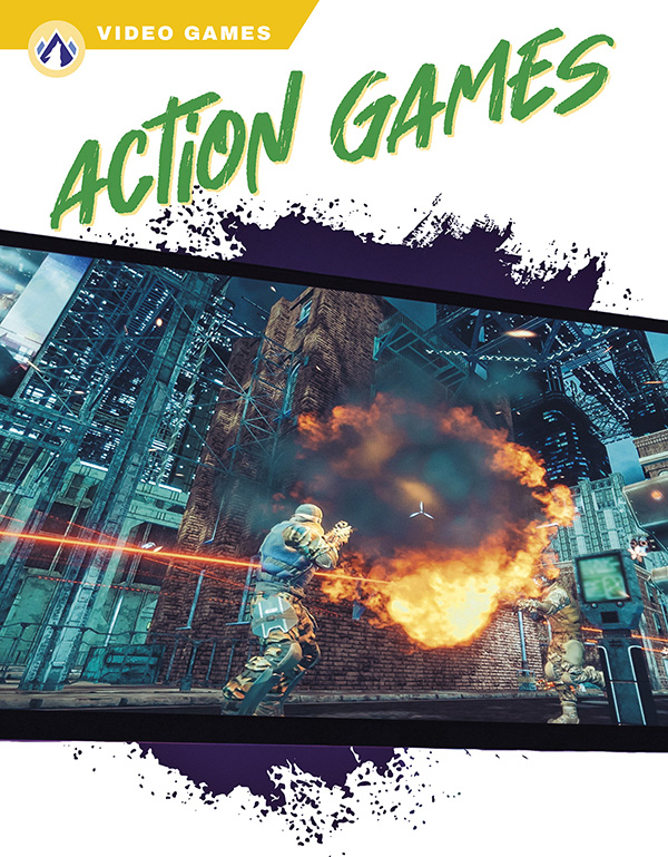 Learn the history and common features of action games. Short paragraphs of easy-to-read text and plenty of colorful photos make reading simple and exciting. The book also includes a table of contents, fun facts, sidebars, comprehension questions, a glossary, an index, and a list of resources for further reading. Apex books have low reading levels (grades 2-3) but are designed for older students, with interest levels of grades 3-7. Preview this book.