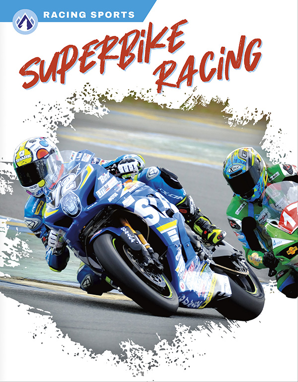 This exciting book provides an overview of Superbike racing, from the sport’s beginnings to the equipment racers use. Short paragraphs of easy-to-read text are paired with plenty of colorful photos to make reading engaging and accessible. The book also includes a table of contents, fun facts, sidebars, comprehension questions, a glossary, an index, and a list of resources for further reading. Apex books have low reading levels (grades 2-3) but are designed for older students, with interest levels of grades 3-7. Preview this book.