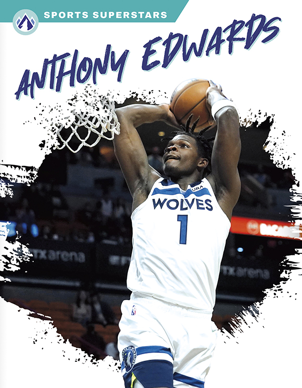 This exciting book provides an overview of the life and career of basketball star Anthony Edwards. Short paragraphs of easy-to-read text and plenty of colorful photos make reading simple and exciting. The book also includes a table of contents, fun facts, sidebars, comprehension questions, a glossary, an index, and a list of resources for further reading. Apex books have low reading levels (grades 2-3) but are designed for older students, with interest levels of grades 3-7. Preview this book.
