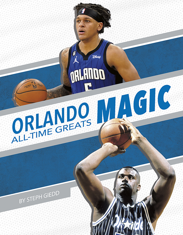Get to know the greatest players in the history of the Orlando Magic, from the legends of the past to today’s biggest superstars. This action-packed book also includes a timeline, team facts, additional resources links, a glossary, and an index. This Press Box Books title is aligned to a reading level of grade 3 and an interest level of grades 2-4. Preview this book.