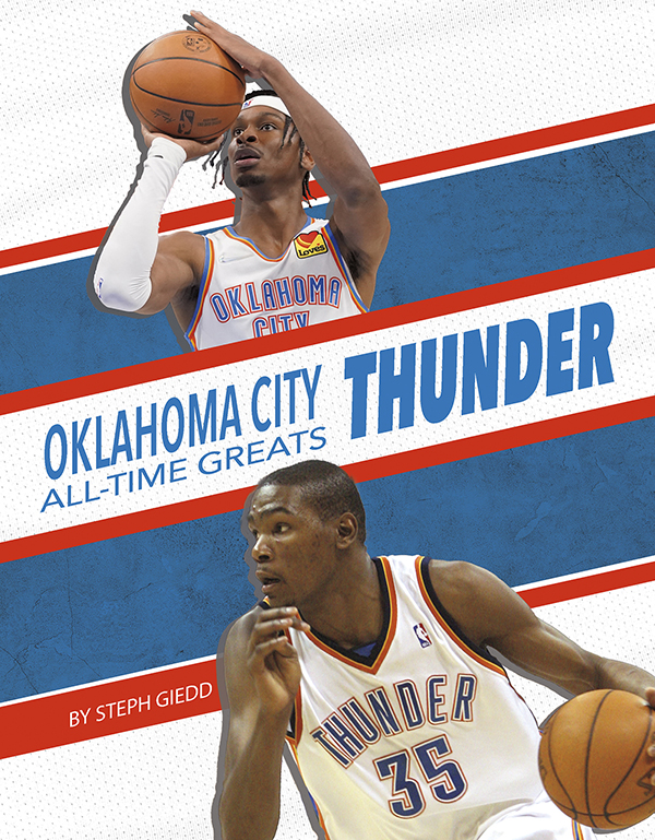 Get to know the greatest players in the history of the Oklahoma City Thunder, from the legends of the past to today’s biggest superstars. This action-packed book also includes a timeline, team facts, additional resources links, a glossary, and an index. This Press Box Books title is aligned to a reading level of grade 3 and an interest level of grades 2-4. Preview this book.