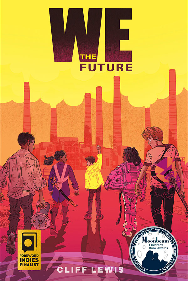 I’m from the future. We need you.

Ever since he learned about climate change, twelve-year-old Jonah has dreaded a weather-beaten future where not even his asthma medication can save him. Luckily, a girl from that future arrives just in time to throw Jonah a lifeline. 
 
Sunny traveled back to the 2020s with a mission: help Jonah launch a climate strike big enough to rewrite history. To do it, he’ll have to recruit his entire school before Halloween. Why so soon? Sunny won’t say. But how can Jonah win over 600 classmates when the only thing he dreads more than the end of the world is talking to other kids? Preview this book.