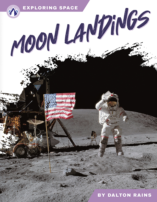 In this eye-grabbing book, readers learn all about moon landings. Short paragraphs of easy-to-read text are paired with plenty of colorful photos to make reading engaging and accessible. The book also includes a table of contents, fun facts, sidebars, comprehension questions, a glossary, an index, and a list of resources for further reading. Apex books have low reading levels (grades 2–3) but are designed for older students, with interest levels of grades 3–7. Preview this book.