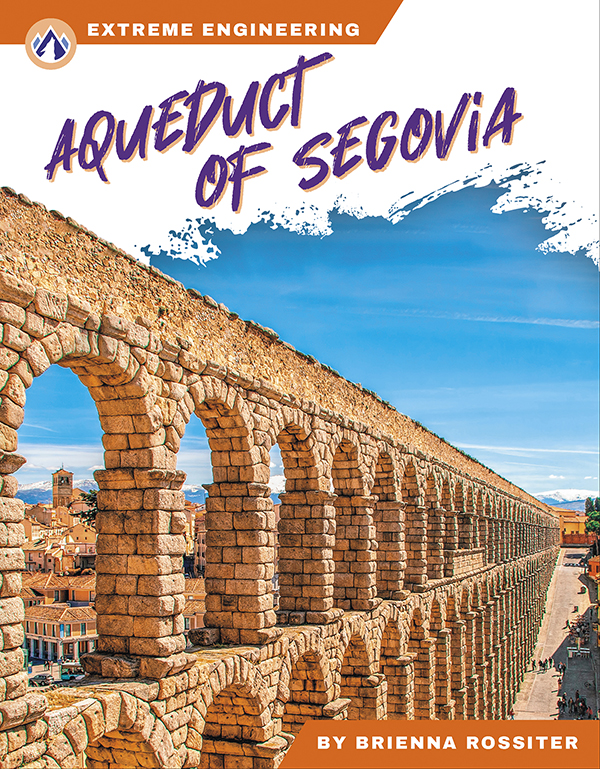 This book describes the features, construction, and history of the Aqueduct of Segovia. Short paragraphs provide easy-to-read text, while colorful photos make the book engaging and accessible. The book also includes a table of contents, fun facts, sidebars, comprehension questions, a glossary, an index, and a list of resources for further reading. Apex books have low reading levels (grades 2–3) but are designed for older students, with interest levels of grades 3–7. Preview this book.