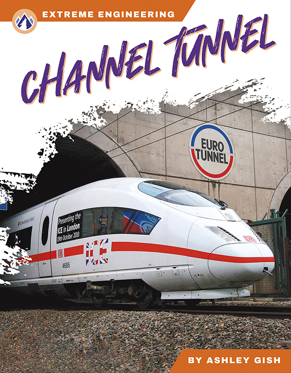 This book describes the features, construction, and history of the Channel Tunnel. Short paragraphs provide easy-to-read text, while colorful photos make the book engaging and accessible. The book also includes a table of contents, fun facts, sidebars, comprehension questions, a glossary, an index, and a list of resources for further reading. Apex books have low reading levels (grades 2–3) but are designed for older students, with interest levels of grades 3–7. Preview this book.