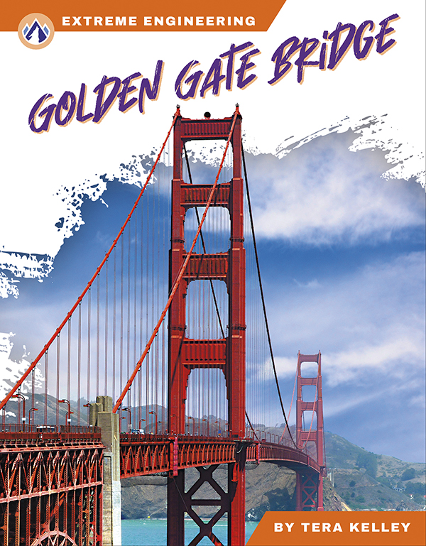 This book describes the features, construction, and history of the Golden Gate Bridge. Short paragraphs provide easy-to-read text, while colorful photos make the book engaging and accessible. The book also includes a table of contents, fun facts, sidebars, comprehension questions, a glossary, an index, and a list of resources for further reading. Apex books have low reading levels (grades 2–3) but are designed for older students, with interest levels of grades 3–7. Preview this book.