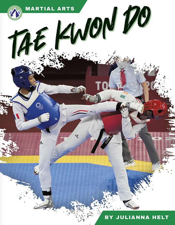 This book gives a quick overview of tae kwon do, from its historic origins to the ways people train and compete today. Short paragraphs of easy-to-read text and plenty of colorful photos make reading easy and exciting. The book also includes a table of contents, fun facts, sidebars, comprehension questions, a glossary, an index, and a list of resources for further reading. Apex books have low reading levels (grades 2-3) but are designed for older students, with interest levels of grades 3-7. Preview this book.