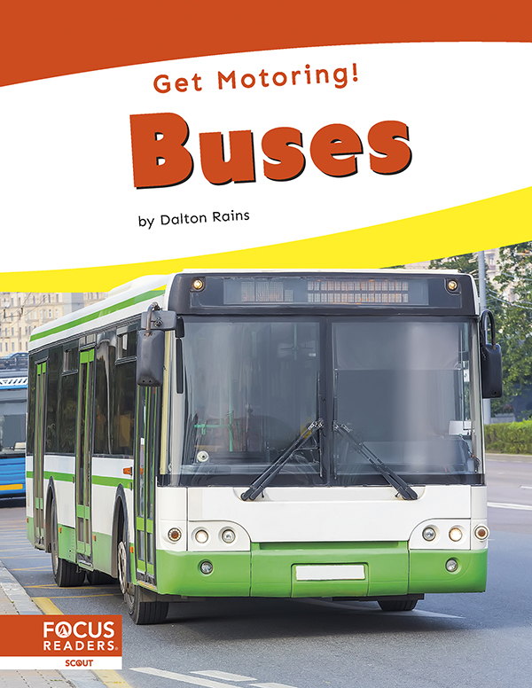 This engaging book teaches readers about buses. It describes how buses work, the different parts of the vehicle, and its uses. The book includes colorful pictures, informative captions, a table of contents, and an index. This Focus Readers series is at the Scout level, aligned to reading levels of grades K–1 and interest levels of grades K–1 Preview this book.