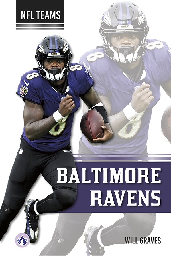 This book offers an exciting look at the Baltimore Ravens, from the legends of the past to the superstars of today. Short paragraphs provide easy-to-read text, while vivid photographs make the book engaging and accessible. The book also includes informative sidebars, a list of team records, a timeline, comprehension questions, a glossary, an index, and a list of resources for further reading. This book is part of the Apex Varsity imprint, which has a reading level of grade 3. However, the imprint is specifically designed for older readers, with interest levels of grades 3–9.