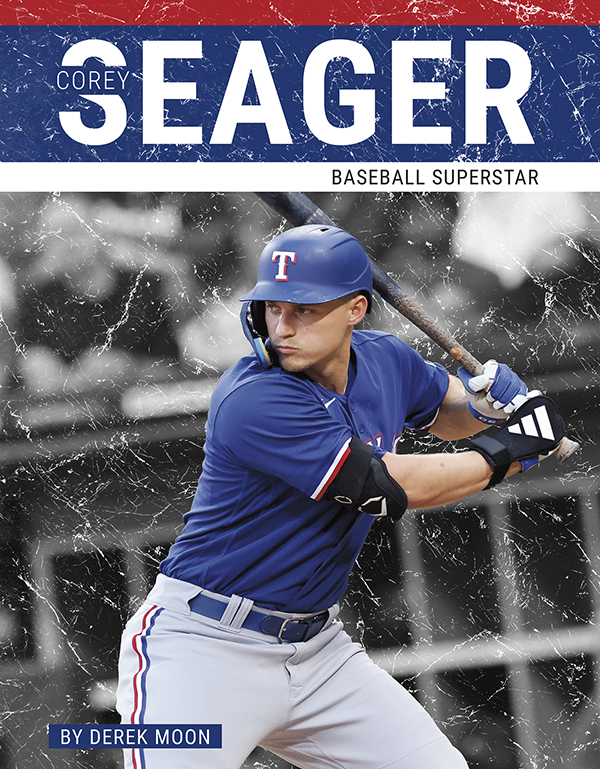 This exciting book explores Corey Seager's rise to baseball superstardom. The book also includes a table of contents, a map of where Seager's biggest accomplishments took place, a list of Seager's major awards, additional resource links, a glossary, and an index. This Press Box Books title is aligned to a reading level of grades 3-4 and an interest level of grades 3-7.