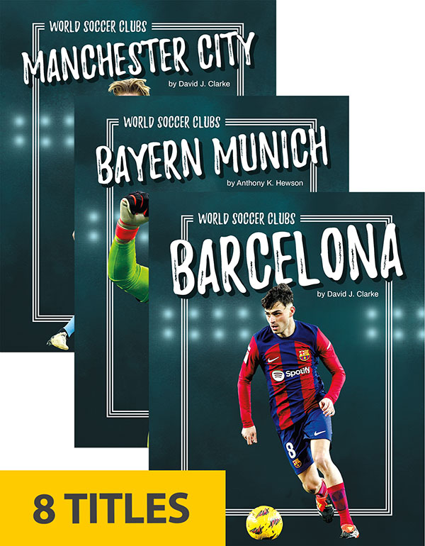 World Soccer Clubs (Set Of 8)