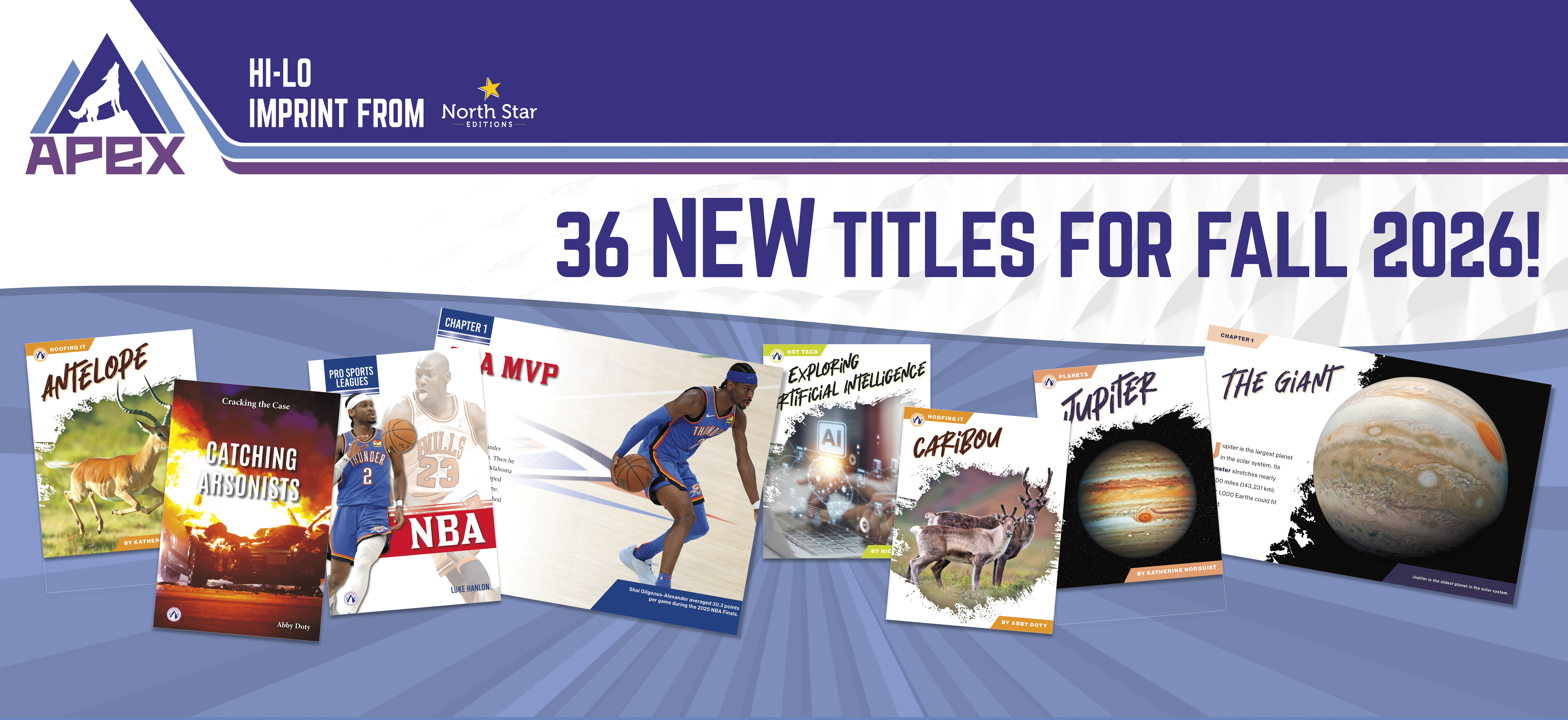 36 New titles for Fall 2026: Hoofing It, Hot Tech, Planets, Pro Sports Leagues